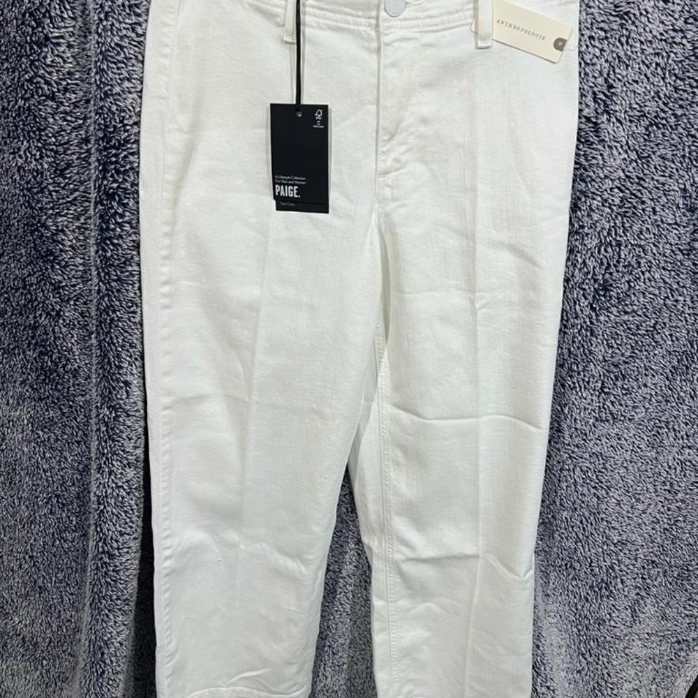 NWT Paige Nellie Mid-Rise Cropped Culottes - Picture 5 of 5